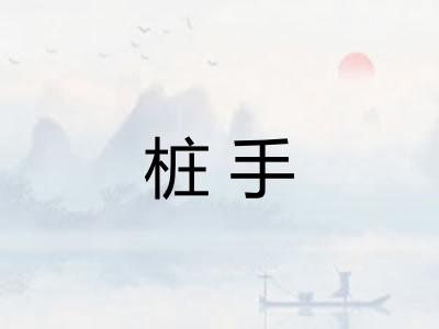 桩手 桩手