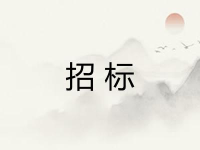 招标 招标