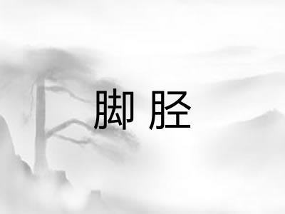脚胫